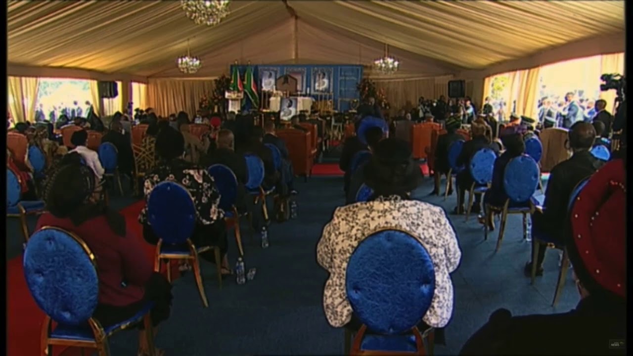 President Ramaphosa delivers the eulogy at the Funeral of the late King Goodwill Zwelithini