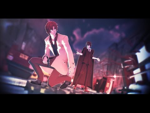 【MMD文スト】脱獄（織＆太）／  SNOBBISM（森＆太）※twitter size