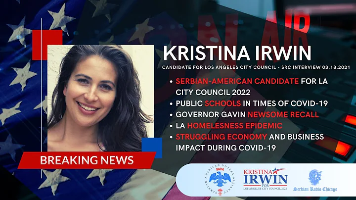 VIDEO INTERVIEW! KRISTINA IRWIN, CANDIDATE FOR LA ...