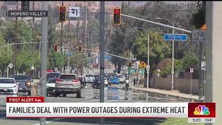 Moreno Valley families deal with power outages during extreme heat