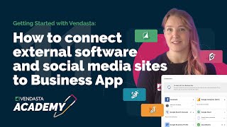 Connect your external software, tools, and social media sites | Vendasta Tutorial | Vendasta Academy screenshot 1