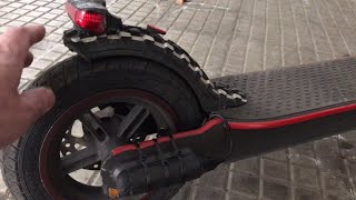 xiaomi m365 pro from solid to air filled(pneumatic )tire size 10