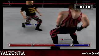 Wwf Raw Xbox - Singles Normal In 112 Console World Record