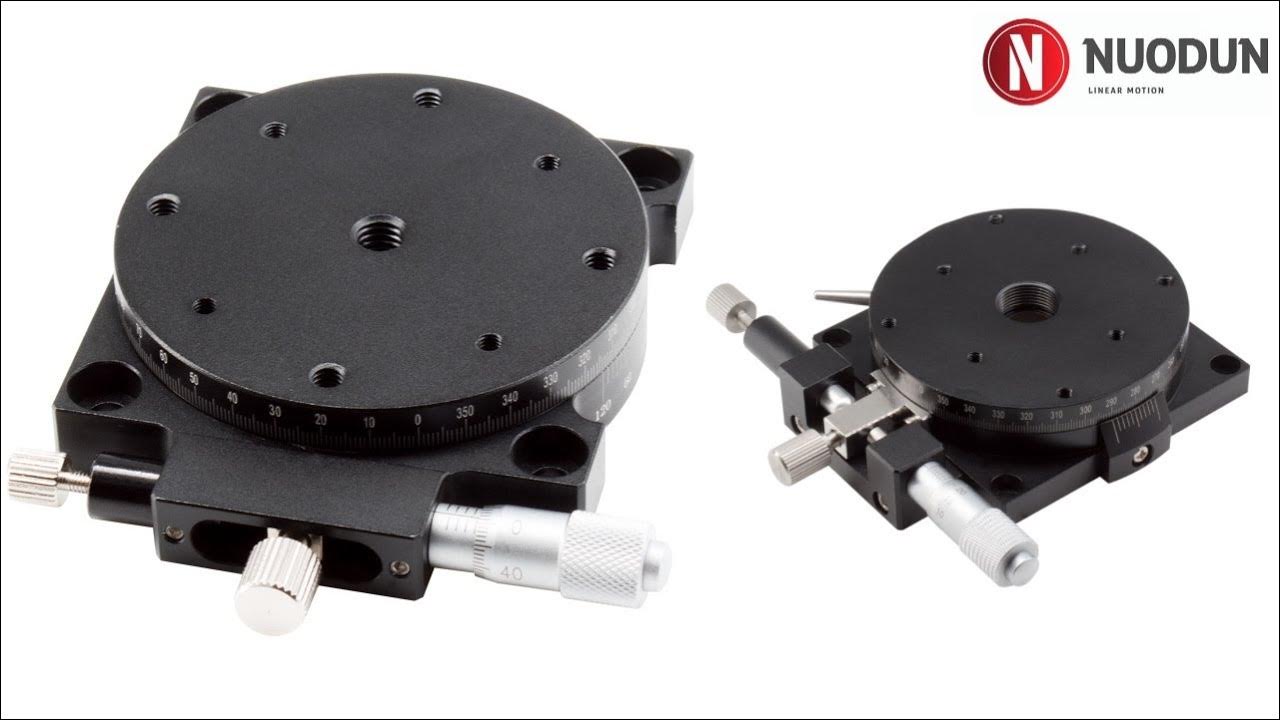 Instrument En Rotation Qui Donne Une Direction High Precision Manual Rotary Stages, Rotary Positioning Stages - YouTube