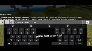 Cara buat darah tak terbatas di minecraft #short