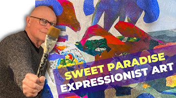 Small Expressionist Painting in 3 minutes | Our Modern Times