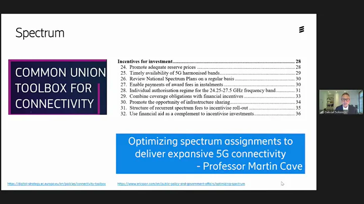 Keynote Speaker: Gabriel SOLOMON, ERICSSON Europe ...