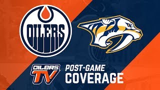 ARCHIVE | Oilers Post-Game Interviews at Predators