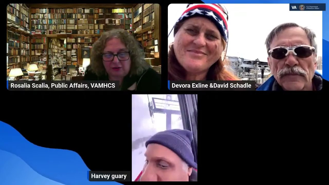 Veterans participating at the Winter Sport Clinic Check In