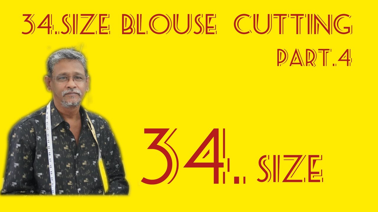 34 size Blouse Cutting The Pattern YouTube 34-size-blouse-cutting-the-pattern-youtube