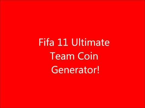 Fifa 11 Ultimate Team Coin Generator! PS3!