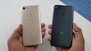 ViVo V7 vs Mi A1 SPEEDTEST COMPARISON | WHICH IS FASTER !