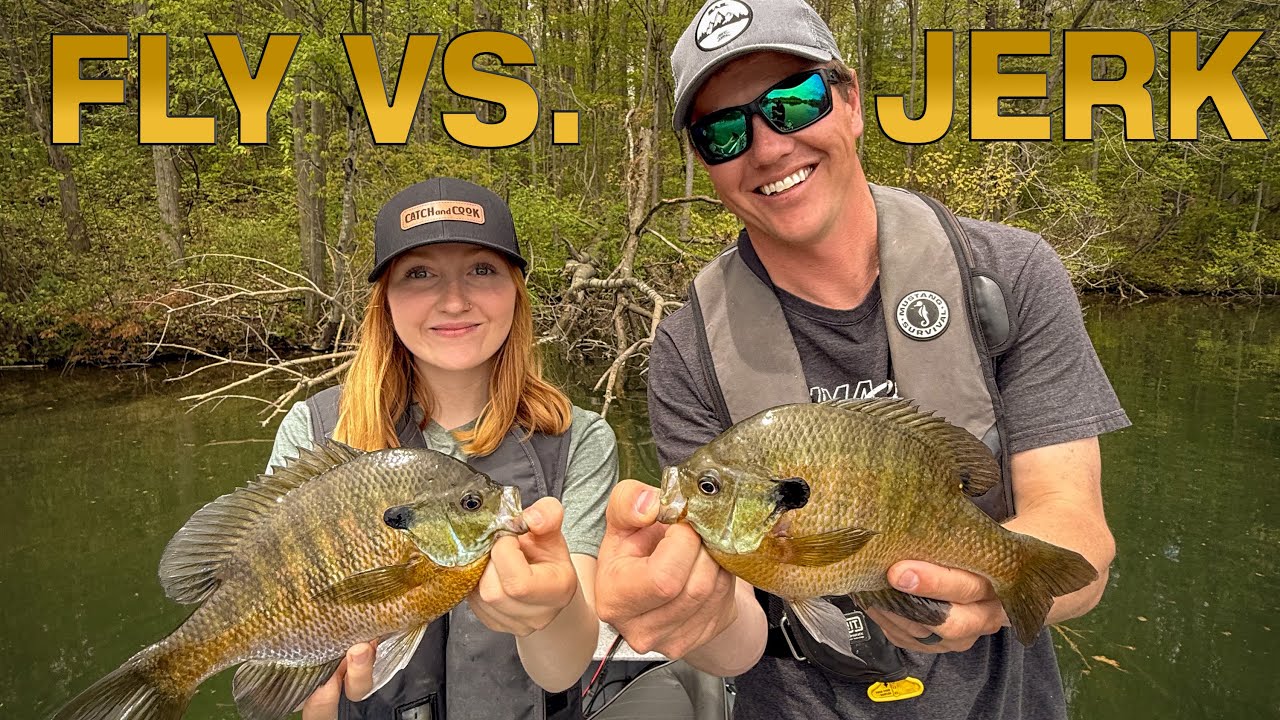FLY vs JERK: Bluegill Fishing Showdown with Jay Siemens!