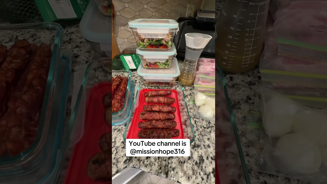 Food prep for the week! #missionhope #foodprep #protein