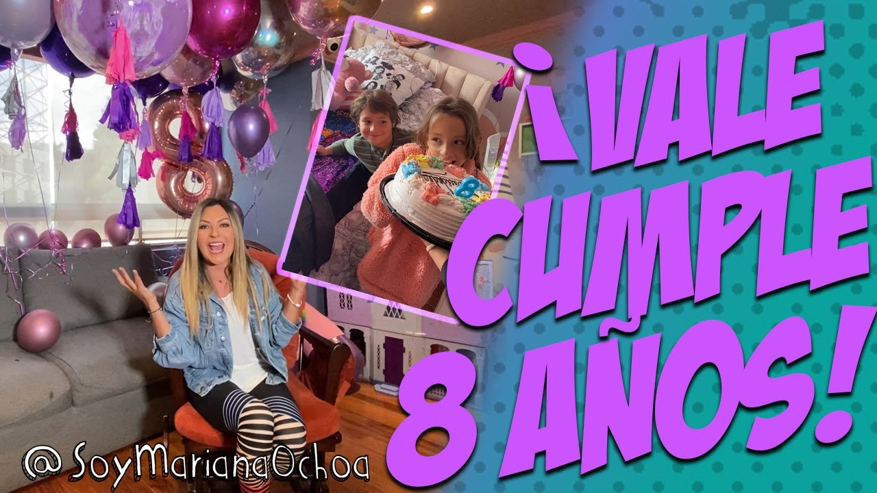 Un recorrido a través de tus 8 años hija! . Mariana Ochoa