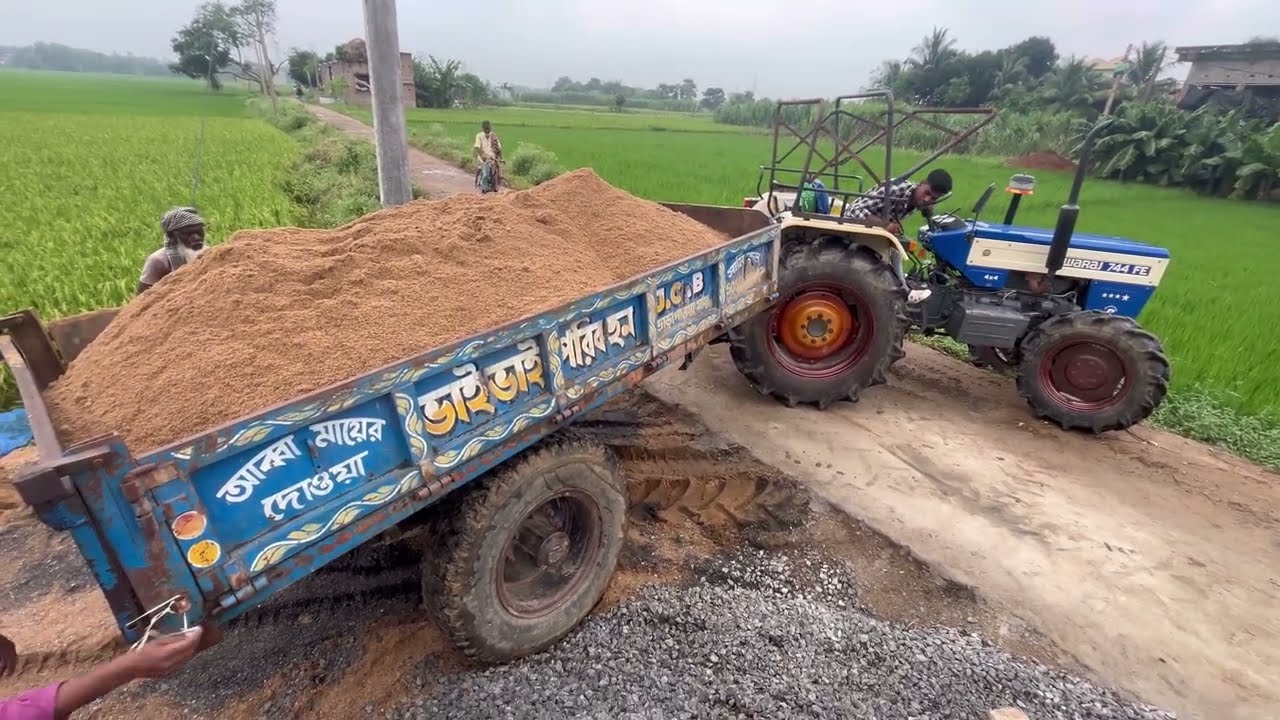 Amazing Tractor Loading Unloading Videos #tractortrolleyvideos #tractorvideo