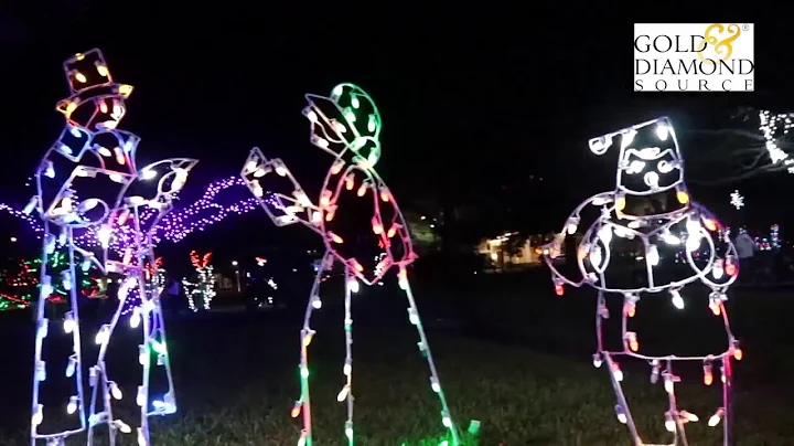 Free Christmas light display at Largo Central Park | Taste and See Tampa Bay