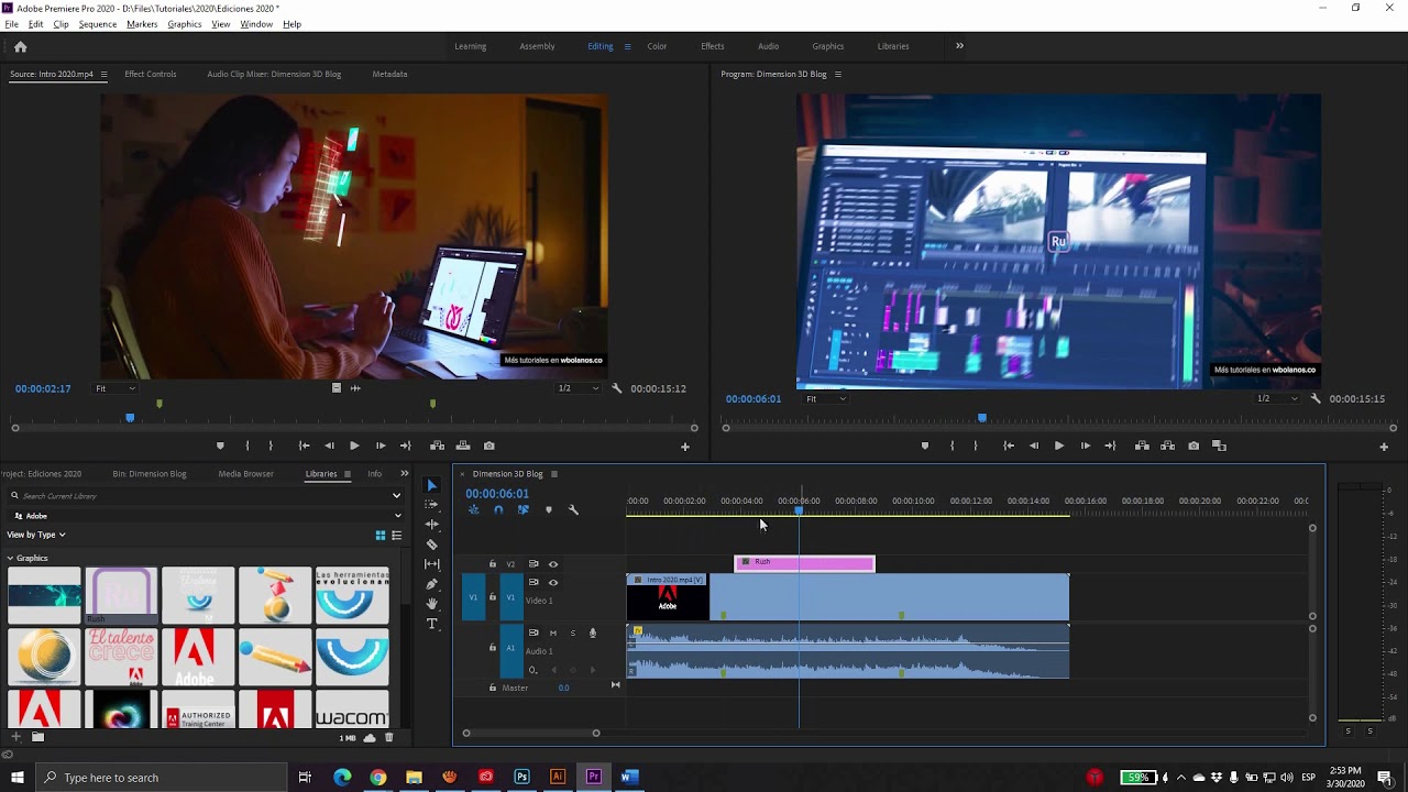 Colaboración: Adobe Creative Cloud Librerías / Biblioteca - YouTube