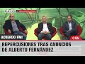 REPERCUSIONES luego de los ANUNCIOS de Alberto FERNÁNDEZ