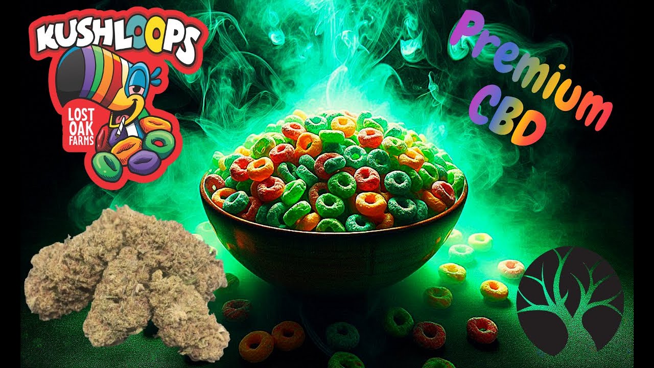 Trying Lost Oak Farms Kush Loops CBD Flower