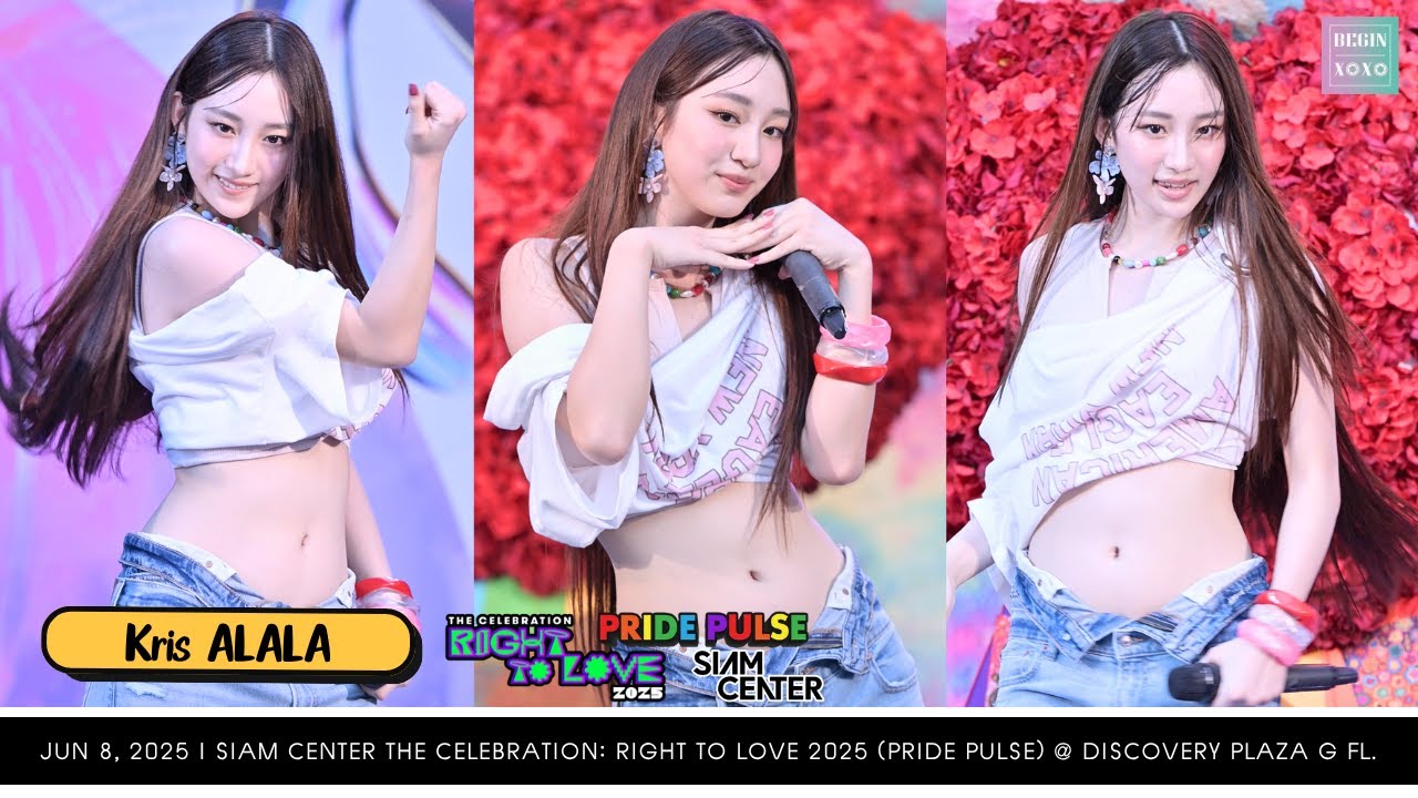 Kris ALALA - Full Stage [Fancam] Siam Center The Celebration: Right To Love 2025 | 250608