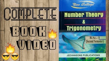 All New Book Video / MDU BA/BSc Course / Mathematics (Number Theory and Trigonometry) / 2018
