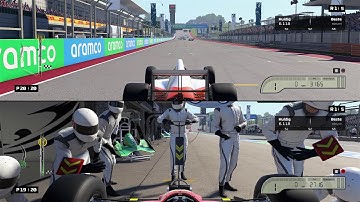 F1 2020 weird split screen glitch!