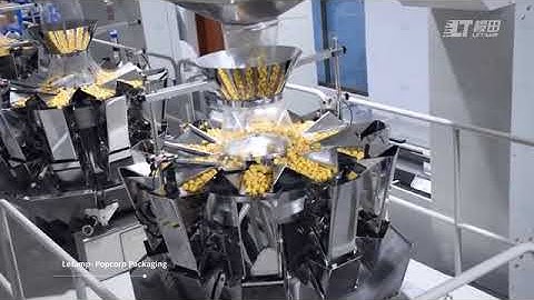 Multi-function Vertical Vffs Automatic Weighing Feeding Puffed Food Popcorn Packaging Machine System