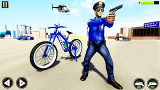لعبة شرطي دراجة هوائية الشارع لعبة الرماية العصابات - العاب الشرطة - العاب اندرويد screenshot 5