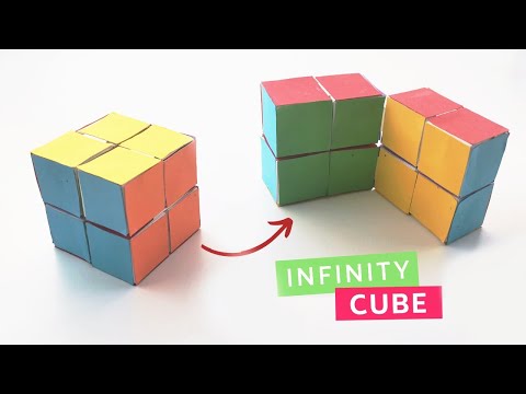 Origami Zeka Küpü Yapımı - Kağıttan Sonsuzluk Küpü - INFINITY CUBE