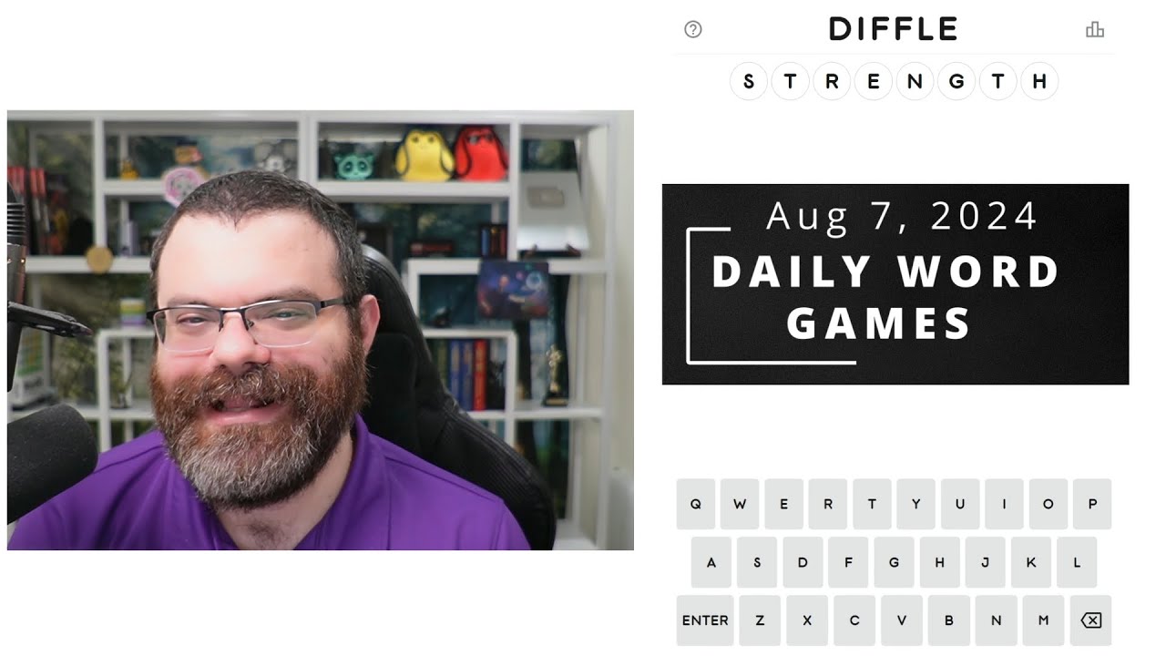 Diffle and other Daily Wordle-like games! - Aug 7, 2024 - YouTube