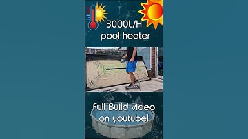 DIY solar pool heater (Dutch) #diy #foryou #homemade #diyprojects #poolheater #solarenergy #zelfbouw