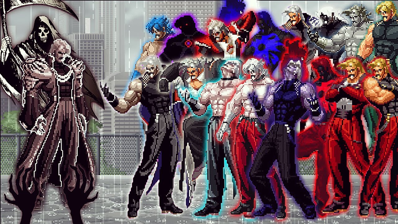 [KOF Mugen] New Final Rugal Vs All Bosses Rugal Team - YouTube