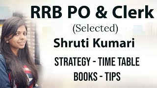 How I cleared RRB PO & Clerk 2018 with self preparation - RRB PO Strategy, Tips ,Books & Time Table