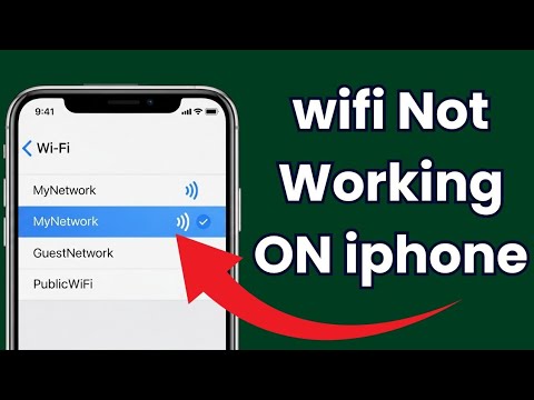 Image showcasing How to Fix WiFi Not Working on iPhone | iPhone WiFi Problem Solved ...