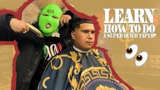 How To Do A Quick Taper Taper Fade - Dinero100K