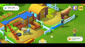 Everyday routine:feeding animals,harvesting crops and water #passive income#cropbytes game# @Tizu