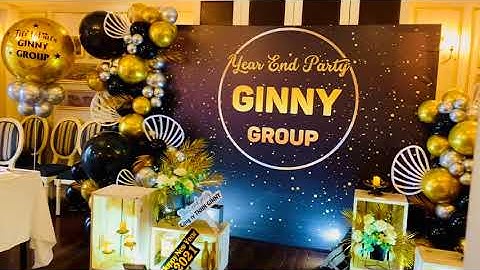 Trang trí tiệc tất niên công ty Ginny| Xeko decor