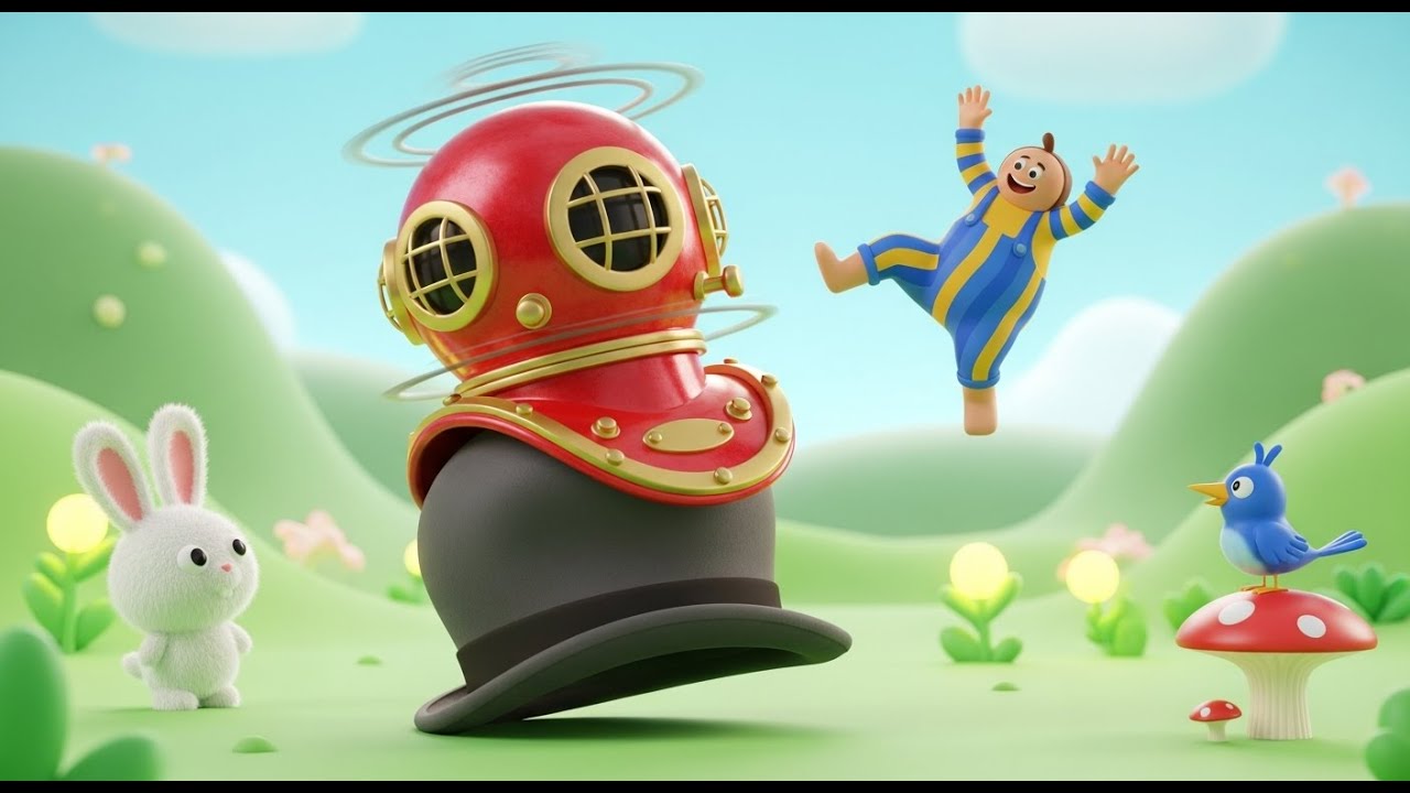 Saltaba El erizo que saltaba sobre los sombreros | Canción infantil divertida y ...