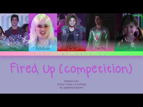 Fired Up Competition - ZOMBIES Cast [Color Coded/Eng]