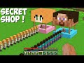 Why DID I BUILD SECRET GIRLS and BOYS SHOP in Minecraft ? NEW SECRET SHOP !