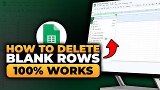 How To Delete Blank Rows in Google Sheets (100% WORKS) | FAST & EASY | NO Yapping, To The Point!