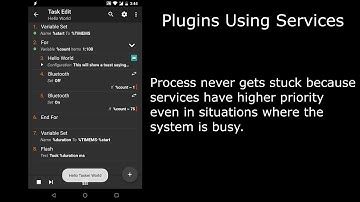 Tasker Plugins: Broadcasts Vs Services