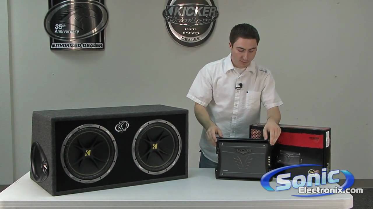 kicker amp sub and box combo