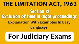 Section 12, Limitation Act | Judiciary