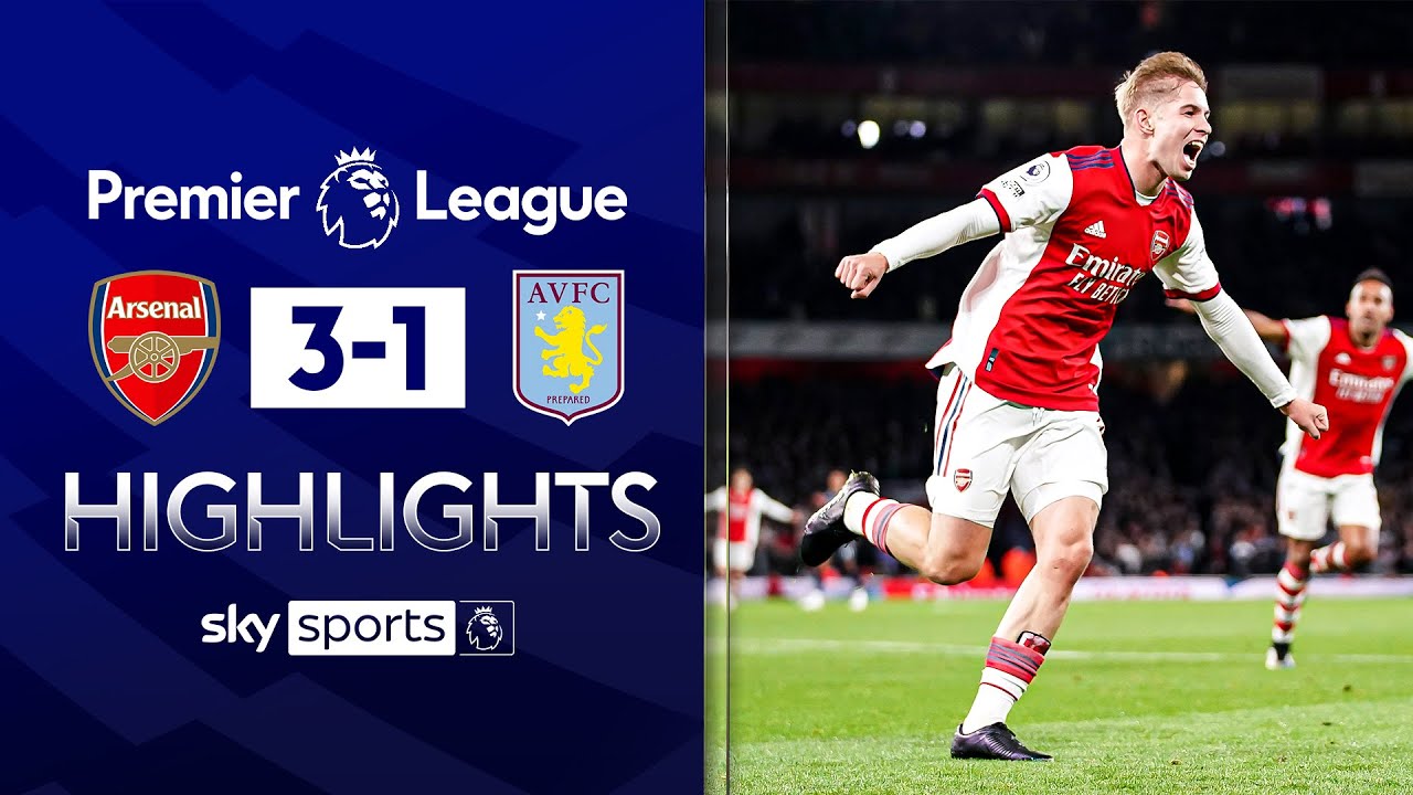 Samuel tilnærmelse Blot Smith Rowe stars in classy Arsenal win! | Arsenal 3-1 Aston Villa | EPL  Highlights - YouTube