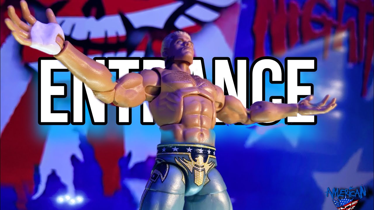 "The American Nightmare" Cody Rhodes Entrance Stopmotion | SCW WRESTLING
