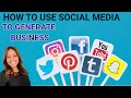 How to use social media to generate business   rosa m collado