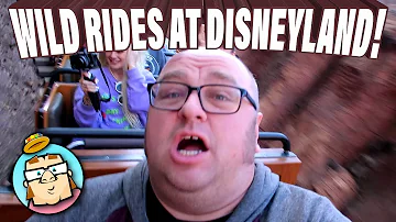 Riding Wild Rides at Disneyland with Adam the Woo and Daphne - Eating at Carthay Circle