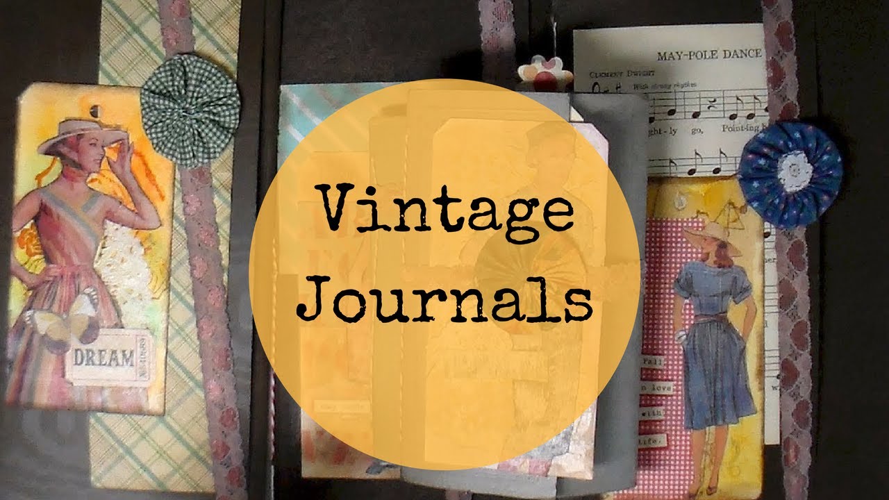 Vintage Journal Flip Through - YouTube